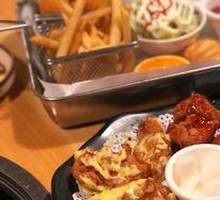 Golden Cheese Fried Chicken