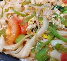 Egg Fried Knife-Cut Noodles