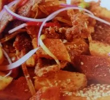 Stir-fried Crispy Flatbread