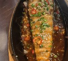 Grilled Cod on Iron Plate