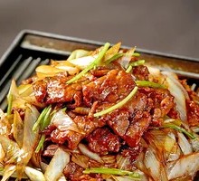 Grilled Lamb on Hot Plate