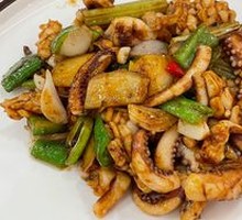 Stir-Fried Fresh Squid