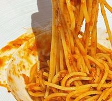 Tomato Meat Sauce Noodles