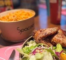 Zero-Gravity Crispy Roasted Half Chicken