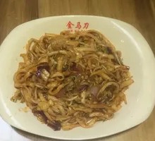 Cumin Stir-Fried Knife-Cut Noodles