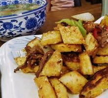 Xinjiang Naan Stir-Fried Meat