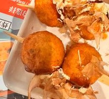 Okonomi-yaki with octopus