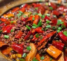 Spicy Boiled Beef Blood with Pot