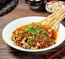 Double Pepper Squid Skewers