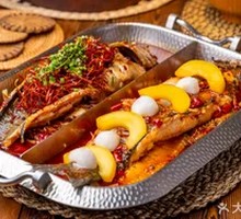 Double-Flavor Grilled Fish (Sichuan Spicy with Beef Tallow + Peach and Lychee)