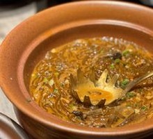 Mushroom Duck Soup with Sweet Potato Noodles