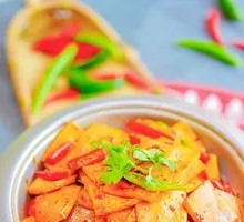 Spicy Pot-Braised Tofu with Leaves
