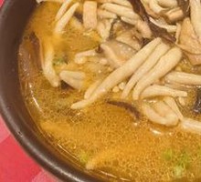 Mushroom Soup with Buckwheat Noodles