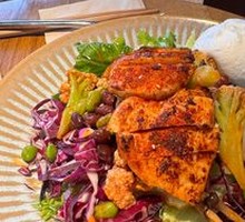 Kale Lentil Caesar Salad