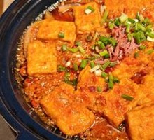Garlic Ham Braised Tofu