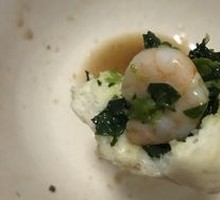 Fresh Shrimp with Chinese Mustard Greens