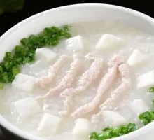 Bamboo Shoot Chicken Rice Porridge
