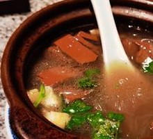 Duck Blood and Vermicelli Hot Pot