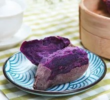 Steamed Purple Sweet Potato