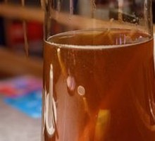 Sugar cane lotus root and agastache tea