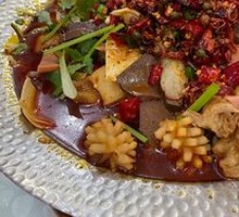 Spicy Dan Dan Noodles with Blood Sausage