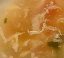 Tomato Egg Drop Soup