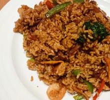Shrimp Black Pepper Beef Fried Rice