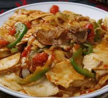 Xinjiang Noodle Strips Stir-Fry