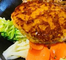 Japanese Hamburg Steak Rice