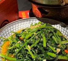 Shrimp Paste Stir-Fried Hollow Bok Choy