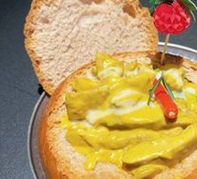 Premium Bread Curry Chicken