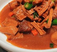 Dried Bamboo Shoots with Charcoal-Grilled Pork