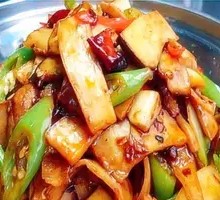 Spicy Stir-Fried King Oyster Mushrooms