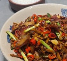 Smoked Bamboo Shoots with Preserved Pork