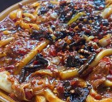 Stir-fried Chicken with Wild Mushroom Pickle