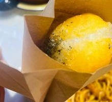 Oil-fried dough wrapped in rice cake