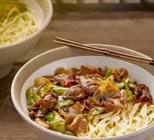 Spicy Pork Stir-Fry Noodles