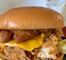 Double Crispy Chicken Burger