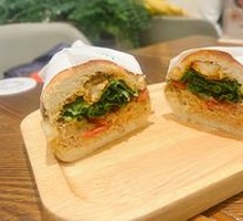 Fresh Shrimp Tuna Sandwich