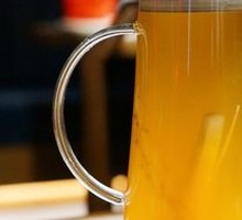 Sugar cane lotus root and agastache tea