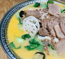 Fish Slices with Corn and Fresh Vegetables