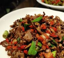 Stir-Fried Chicken Offal with White Pepper