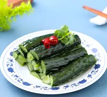 Oil-Fried Cucumber Strips