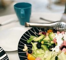 That's Signature Mediterranean Salad with Homemade Vinaigrette