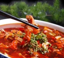 Spicy Sichuan Hot Pot with Fresh Chilies