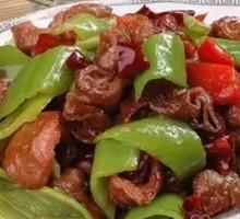 Spicy Pepper and Pig Intestines