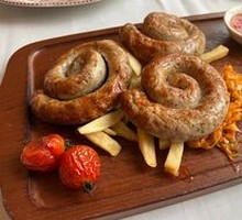 Moscow-Style Sausage with Sauerkraut