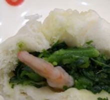 Fresh Shrimp with Chinese Mustard Greens