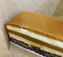 Rum Caramel Hazelnut Crunch Mousse Cake