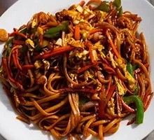 Hanging Pepper Egg Noodles
